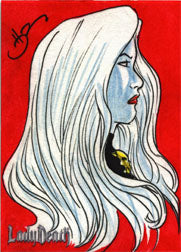 Lady Death Sketch Card by Daniel HDR Ver. 4
