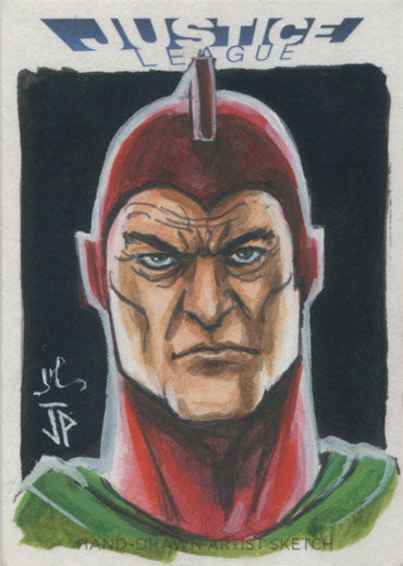 DC Comics Justice League Sketch Card by Jack Hai and Jason Potratz of Starman