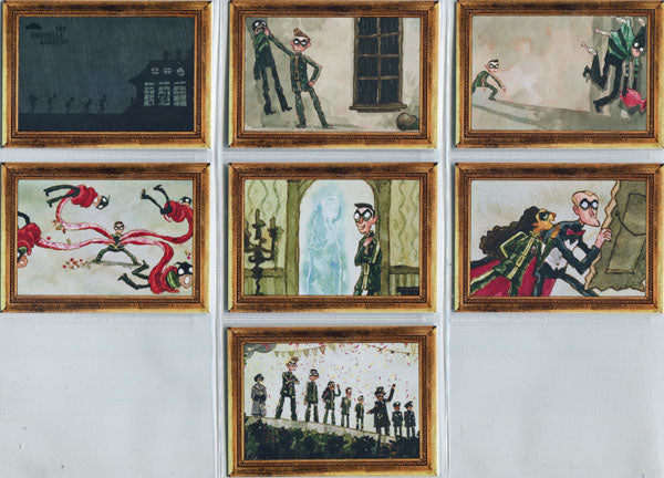 Umbrella Academy Netflix Season 1 Heist At The Museum Complete Card Set M1-M7
