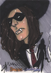 Moonstone Domino Lady & The Spider Sketch Card by Jessica Hickman v2