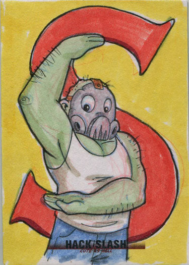 Hack/Slash Cute As Hell 5finity 2019 Sketch Card by Adam Hicks V3