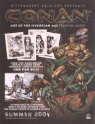 Conan: Art of the Hyborian Age Trading Card Sell Sheet