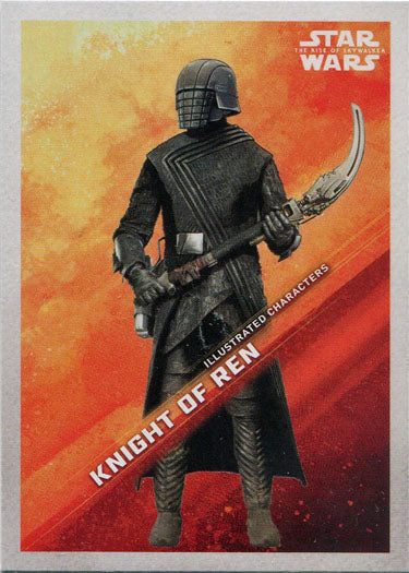 Star Wars Rise Skywalker Illustrated Character Card IC-18 Knight Ren