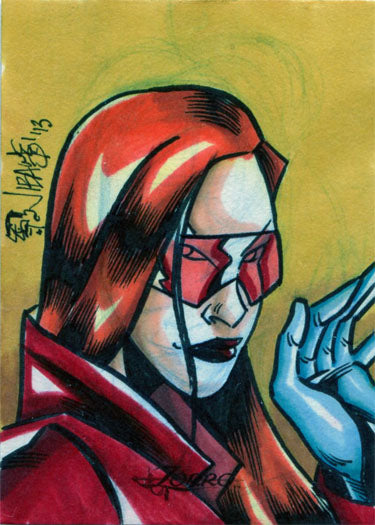 Women of Zorro 5finity 2013 Sketch Card by Jiba Anderson