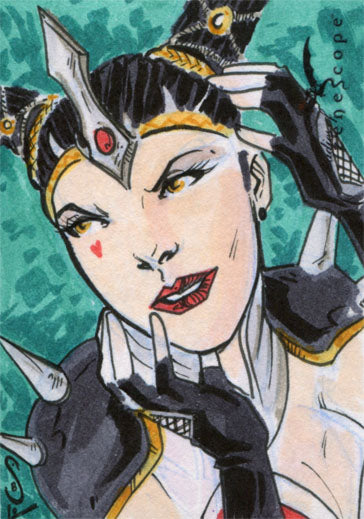 Ladies of Zenescope 2016 NYCC Sketch Card by Jason Sobol DE 3/3