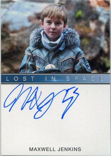 Netflix Lost in Space Season 1 Autograph Card Maxwell Jenkins as Will Robinson