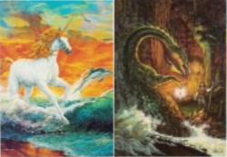 Ken Barr The Beast Within 2 Card Promo Set