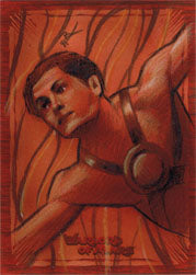 Warlord of Mars Sketch Card by Brandon Kenney