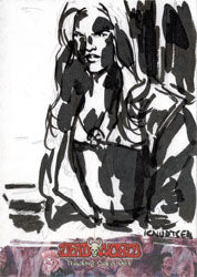 Deadworld Sketch Card by Ken Knudtsen