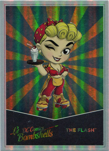 DC Comics Bombshells Rainbow Foil Variant L06 The Flash Lil Chase Card