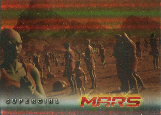 Supergirl Season 1 Rainbow Foil Board Locations Card L9 Mars