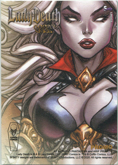 Lady Death Goddess Gold 5finity 2020 LDGG3 Promo Card