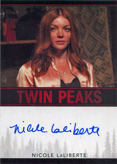 Twin Peaks Autograph Card Nicole LaLiberte as Darya (Limited Event)