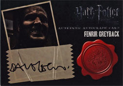 Harry Potter Deathly Hallows Part 2 Autograph Card by Dave Legeno