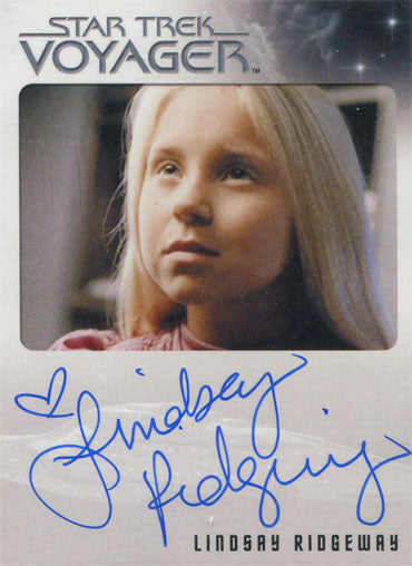 Star Trek Voyager Heroes & Villains Autograph Card Lindsay Ridgeway as Suspiria