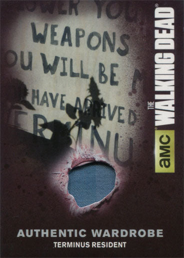 Walking Dead Season 4 Part 1 M18 Wardrobe Card Terminus Resident