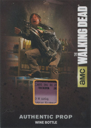 Walking Dead Season 4 Part 2 Authentic Prop Card M46 Wine Bottle V2