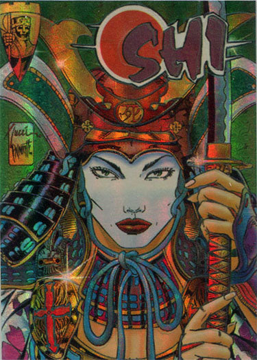 Shi Comic MagnaChrome Cover Chase Card M6 Trade Paperback Cover