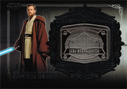 Star Wars Galactic Files Series Two Medallion Card MD-25 Obi-Wan Kenobi