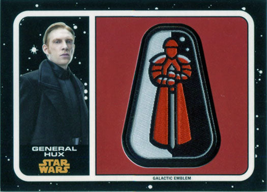 Star Wars Journey to Last Jedi Galactic Emblem Patch Relic MP-GX General Hux