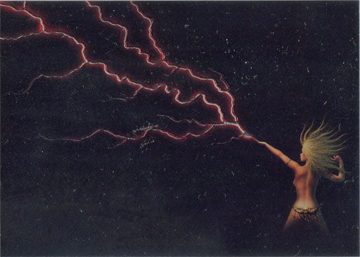 Tim White Fantasy Art Metallic Storm Chase Card MS5 "Too Many Magicians"