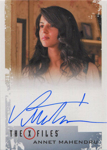 X-Files Season 10 & 11 Autograph Card Annet Mahendru as Sveta