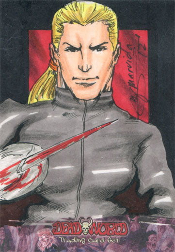 Deadworld Sketch Card by Mark Q Marvida