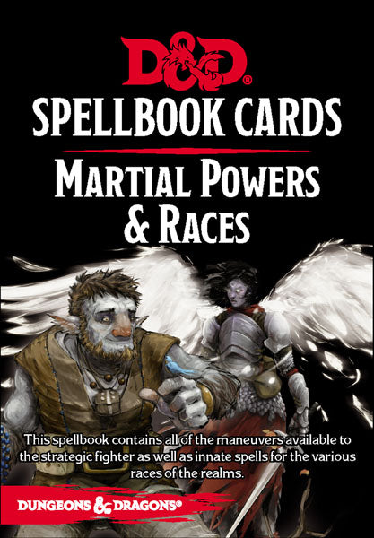 D&D Spellbook Cards: Martial Powers and Races