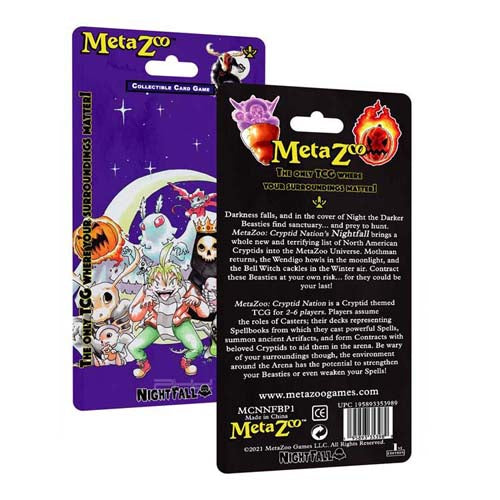MetaZoo: Cryptid Nation - Nightfall 1st Edition - Blister Pack
