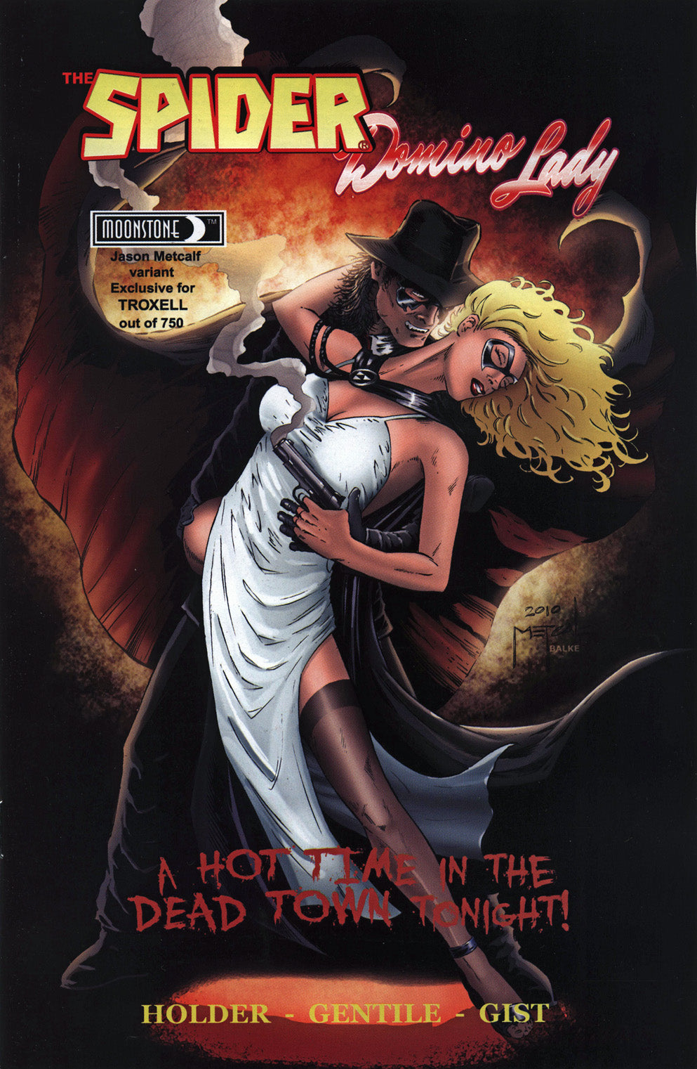 SPIDER DOMINO LADY ONE SHOT JASON METCALF COVER