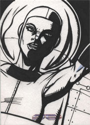 Galaxgals Eradication Rich Molinelli Sketch Card