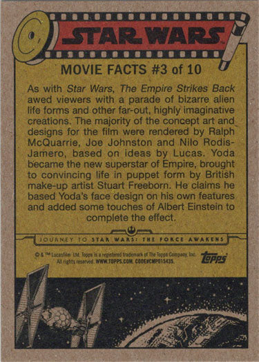 Topps 2015 Journey To Star Wars: The Force Awakens Base Card 53 Bounty Hunters