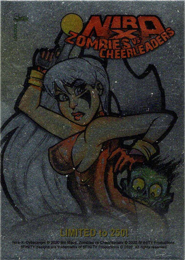 2020 5finity Nira-X Zombies Vs. Cheerleaders Foil Promo Card NXZVC1
