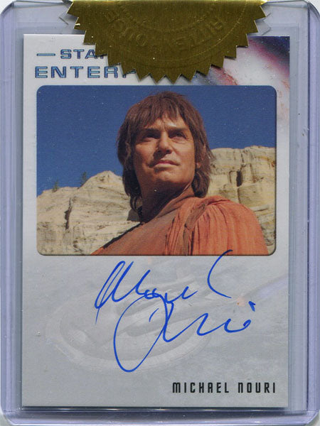 Star Trek Enterprise Archives S2 Autograph Card Michael Nouri as Syrran