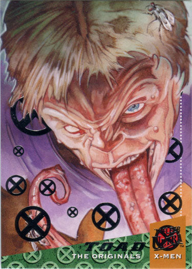 X-Men 2018 Fleer Ultra Originals Silver Foil Chase Card 08 Toad