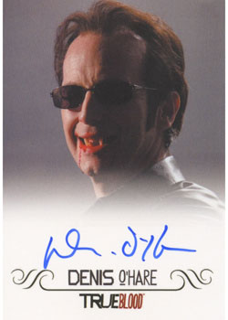 True Blood Archives Autograph Card by Denis OHare as Russell Edgington