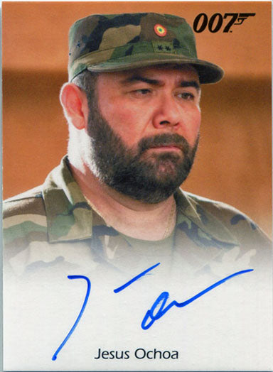 James Bond Archives 2017 Final Autograph Card Jesus Ochoa as Lt. Orso