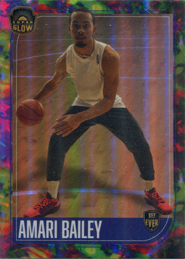 Super Products 2021 Super Glow Multi-Sport Opal Glow Parallel Card Amari Bailey