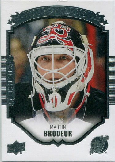 Upper Deck Series One Hockey 2015-16 UD Partraits Card P-52 Martin Brodeur