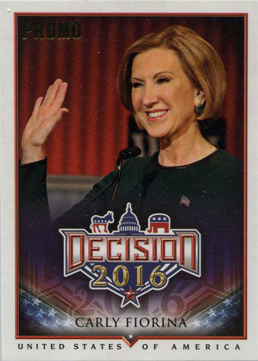 Decision 2016 Promo Card P14 Carly Fiorina