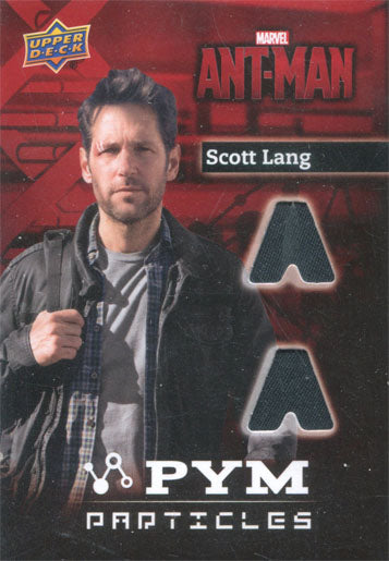 Marvel Ant-Man Memorabilia Costume Card PT-LA Paul Rudd as Scott Lang