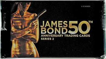 Rittenhouse 2012 James Bond 50th Series Two Factory Sealed Pack of 6 Cards