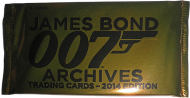 James Bond Archives 2014 Factory Sealed Trading Card Pack of 6 Cards