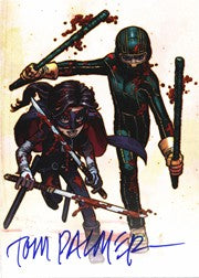 Kick Ass Autograph Card by Tom Palmer Ver. 3 Blue Ink