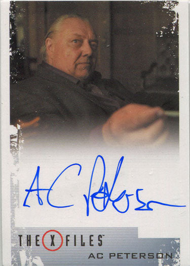X-Files Season 10 & 11 Autograph Card AC Peterson as Mr. Y