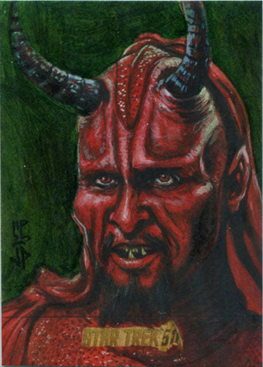 Star Trek 50th Anniversary SketchaFEX Sketch Card by Jason Potratz & Jack Hai