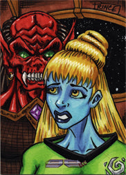 Galaxgals Eradication Buddy Prince Sketch Card Ver. 5