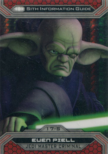 Star Wars Chrome Perspectives Prism Refractor 17-S Parallel Base Card 186/199