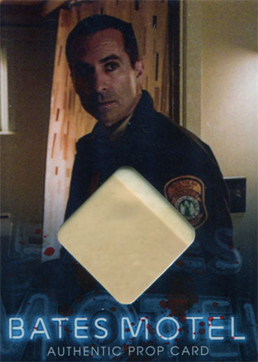 Bates Motel Authentic Prop Relic BP1 Chase Card Shower Curtain V3