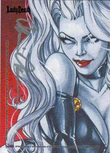 Lady Death Hack/Slash 5finity 2012 Brian Pulido Tim Seeley Dual Autograph Card